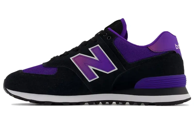 574 New Balance 'Black Deep Violet'