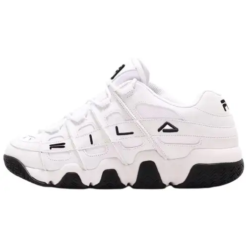 FILA Low top Casual Shoes Unisex White Black