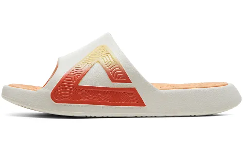 PEAK Tai Ji1.0 Slide Slippers Men's White Orange
