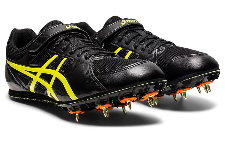 ASICS Heatflat Fr 7 Professional Athletics Black Yellow