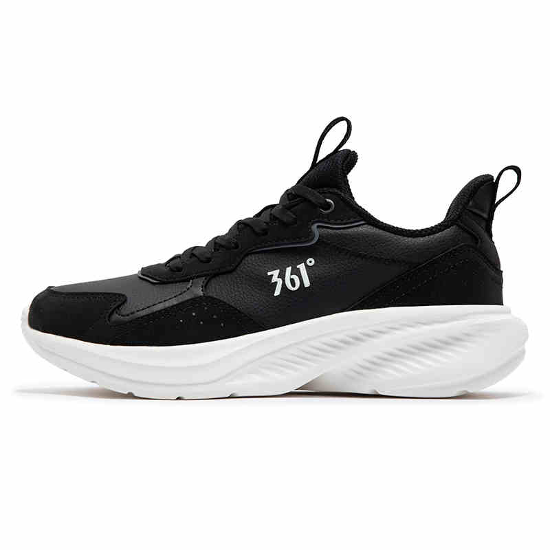 361° Cushioning, Non Slip, And Waterproof Low top Sprint Running Shoes Women’s Black White