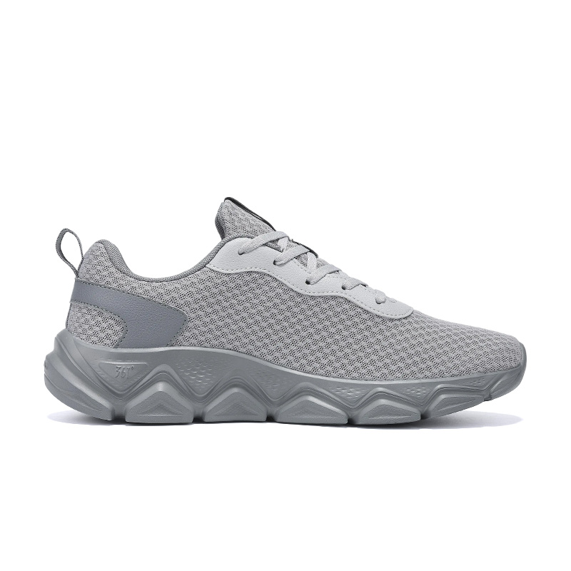 361° Abrasion Resistant, Breathable, Lightweight Low top Casual Running Shoes Men’s Recycling Gray Graphite Gray
