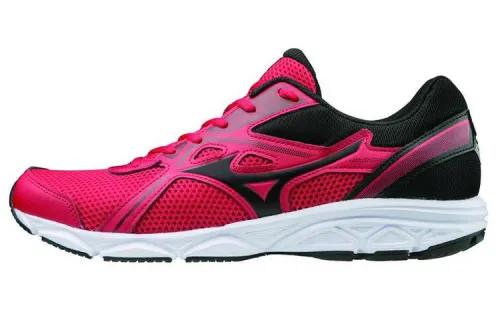 Mizuno Spark 5 Mesh Breathable Cushioning Abrasion Resistant Low top Running Shoes Unisex Red Black