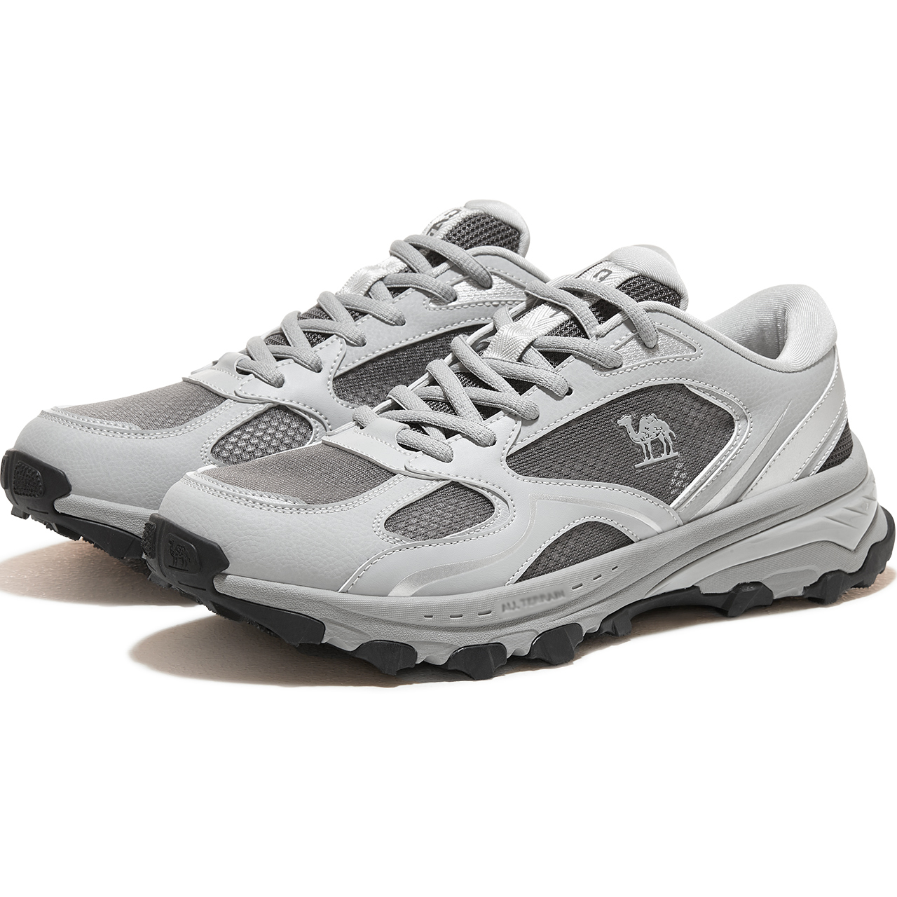 CAMEL Cushioning Breathable Lightweight Low top Casual Running Shoes Men’s Nando Gray