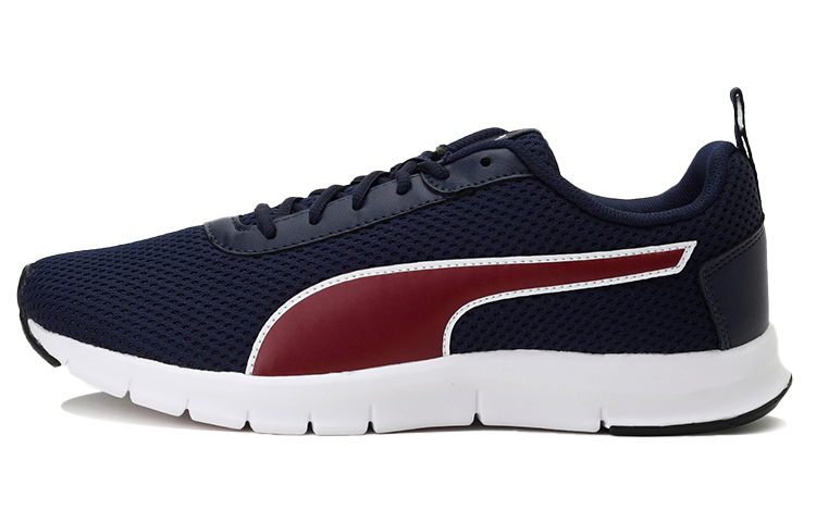 PUMA Flexracer Cushioned Anti-Slip Wear-Resistant Breathable Lightweight Low-Top Lightweight Men's Black Red