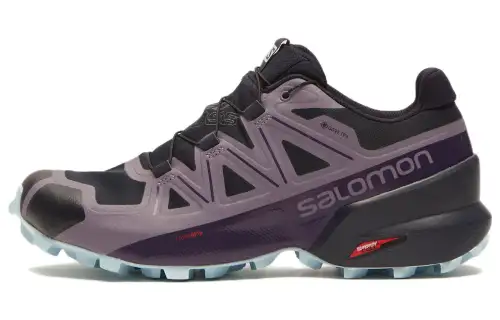 SALOMON Speedcross 5 Running Shoes Women's Low Top Black/Purple