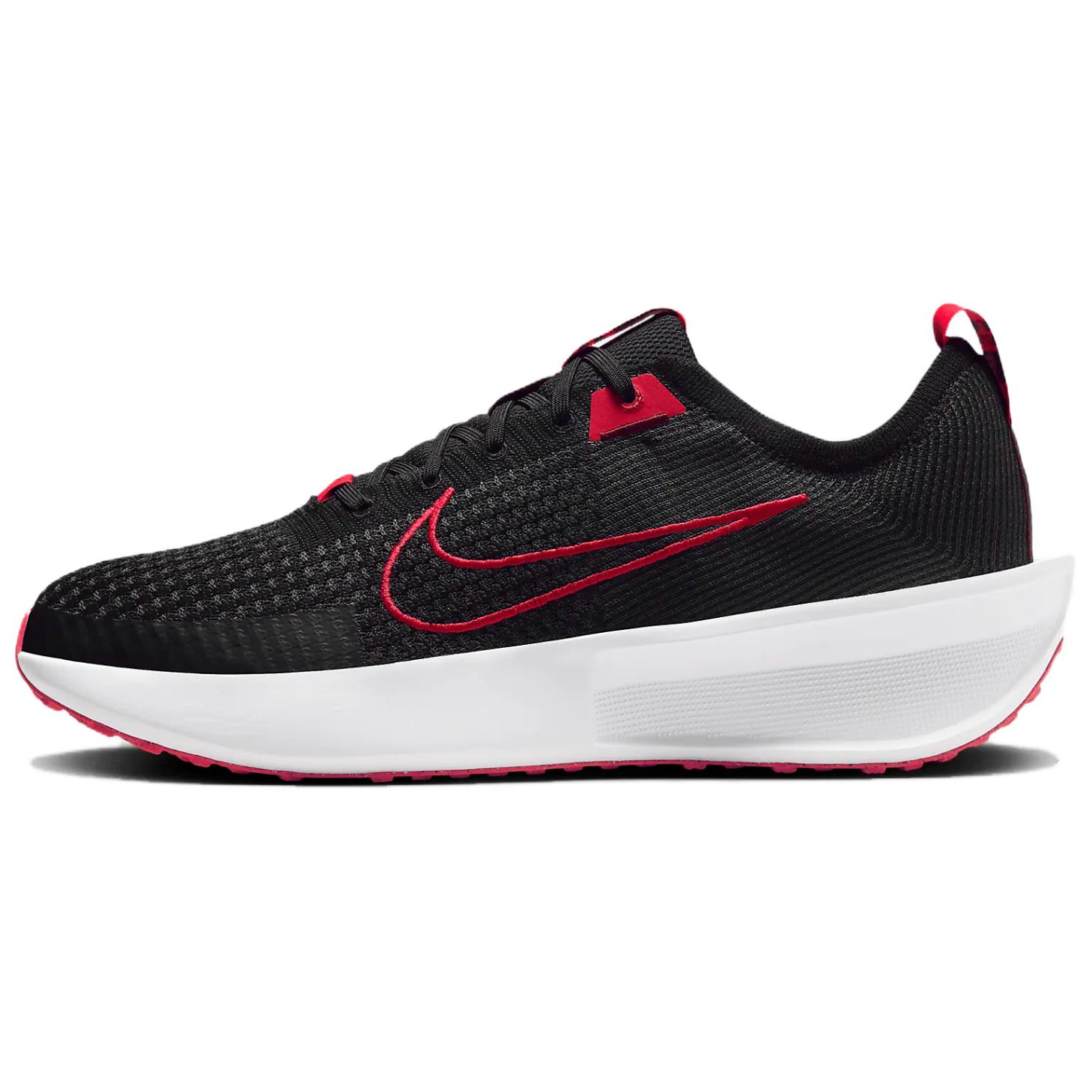 Nike Interact Run Black Anthracite White Fire Red