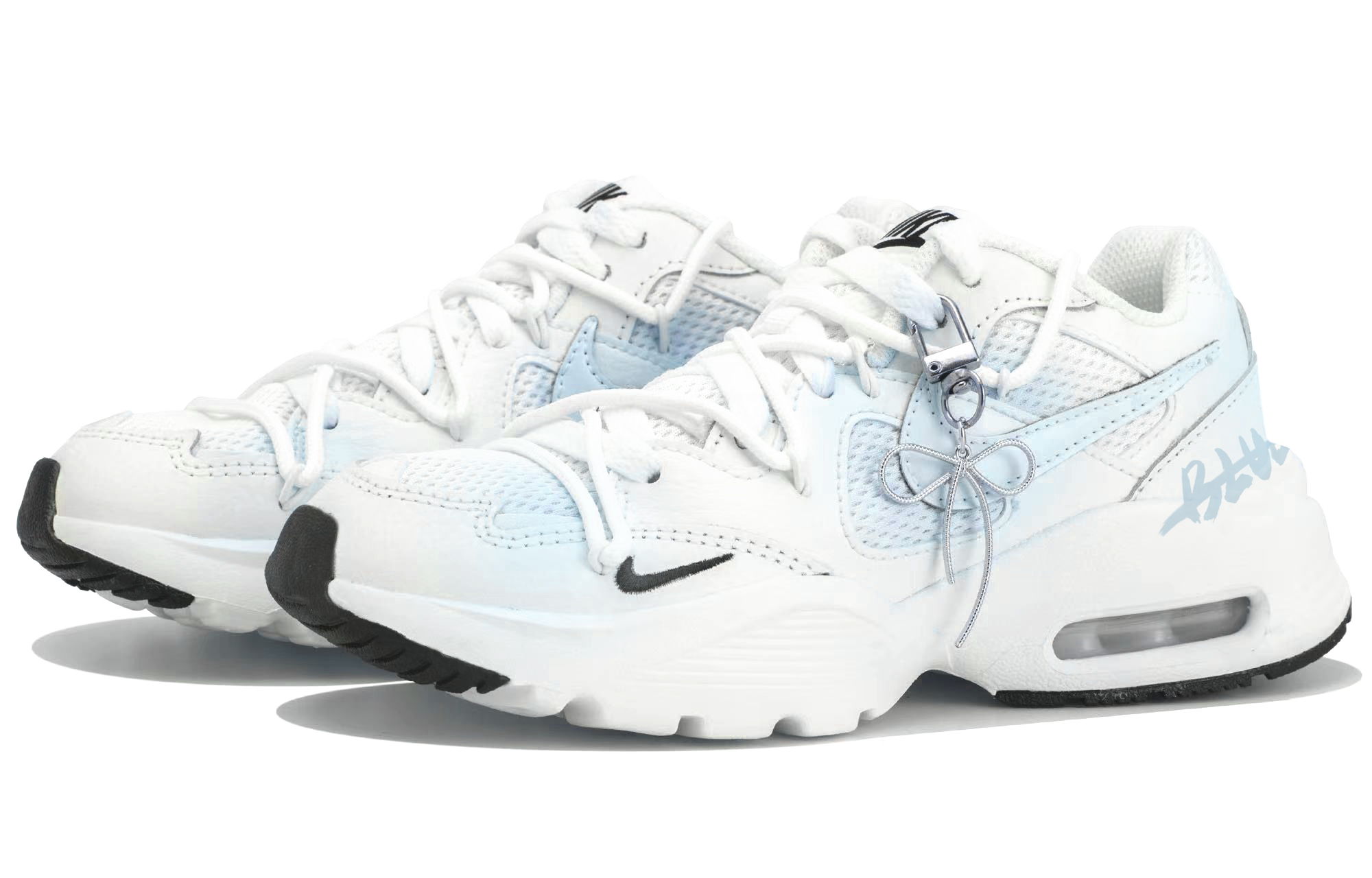 Nike Air Max Fusion Low top Running Shoes Women’s White Blue
