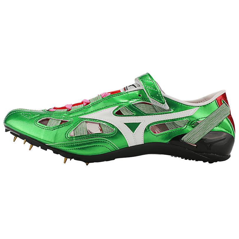 Mizuno Cushioning Slip Resistant Abrasion Resistant Running Shoes Unisex Green Black