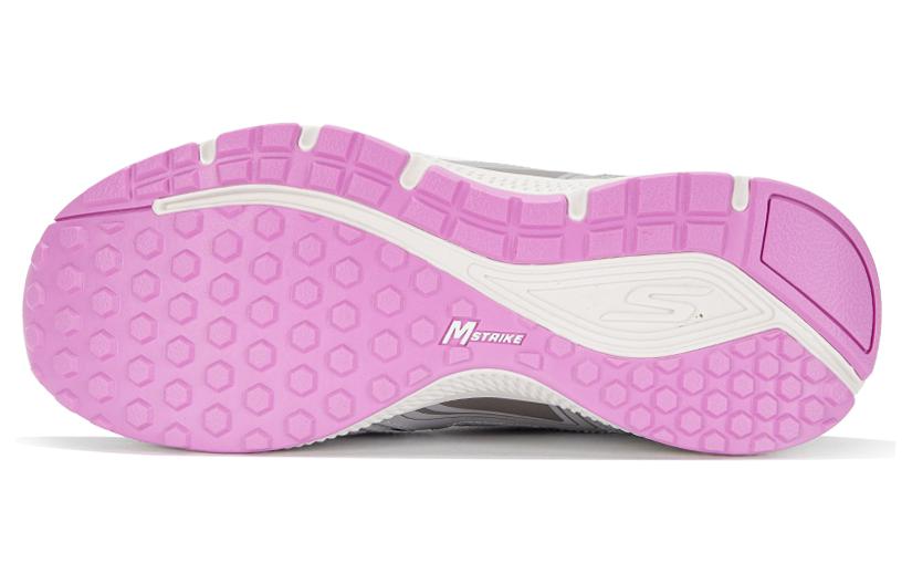 Женские кроссовки Skechers Go Run Consistent (серо-фиолетовые) — Серыйфиолетовый — фото 5