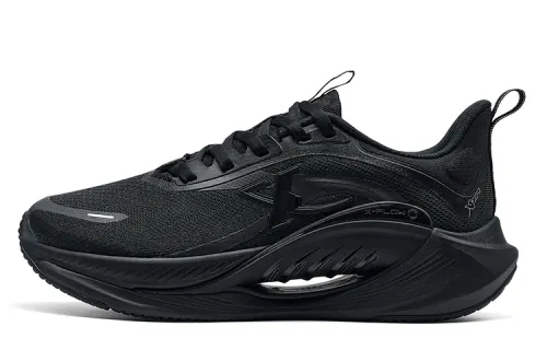 Xtep Hydrogen Wind 7.0 Comfortable Casual Shock Absorbing Breathable Lightweight Rebound Low-top Casual Running Shoes Women's Black Riding Style