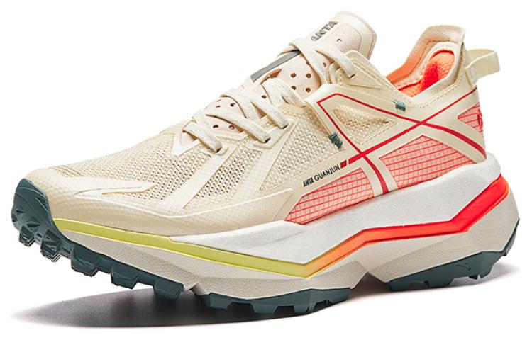 Anta Champion All Weather Series Cushioning Slip Resistant Low top Outdoor Shoes Women’s White Yellow