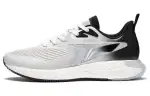 Li Ning Fabric Slip Resistant Low top Casual Running Shoes Men's White Black