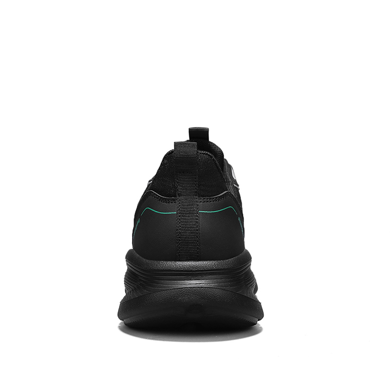 Binary Cushioning Rebound Lightweight Slip Resistant Low top Running Shoes Men’s Black