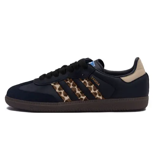 Adidas Originals SAMBA OG Slip Resistant Abrasion Resistant Low top Skateboard Shoes Unisex Brown Black
