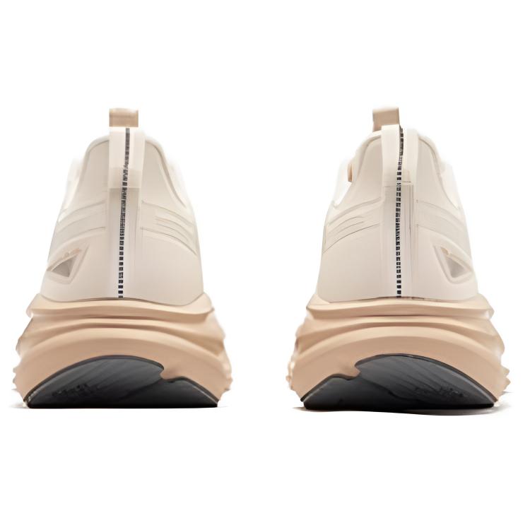 361° Slip Resistant Abrasion Resistant Low top Casual Running Shoes Men’s Lotus Seed White Apricot Tea Brown