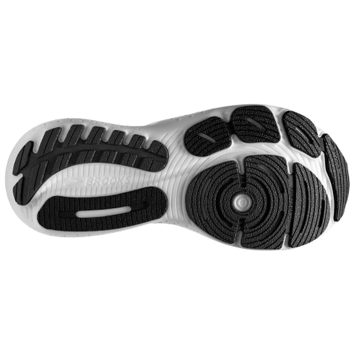 Brooks Glycerin 21 Slip Resistant Abrasion Resistant Low top Casual Running Shoes Men’s Black White Wide Fit