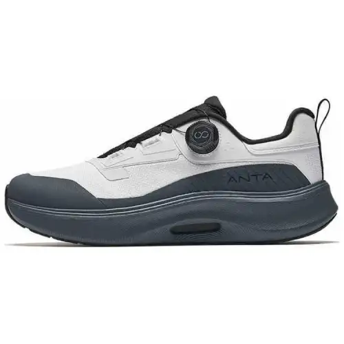 Anta Shen Xing Pro Slip Resistant Lightweight Rebound Low top Training Running Shoes Men's White Gray