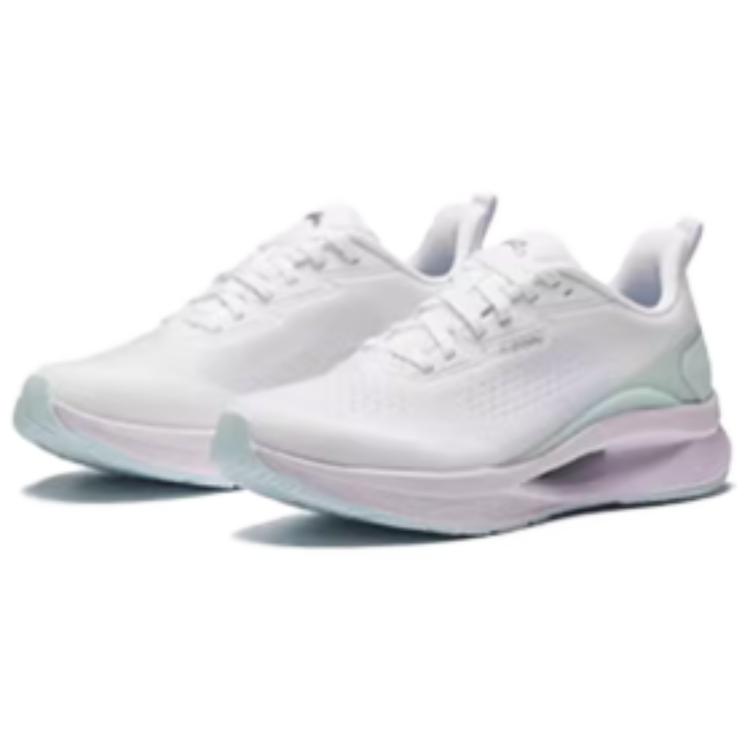Anta Cushioning Abrasion Resistant Low top Casual Running Shoes Women’s White Purple Green