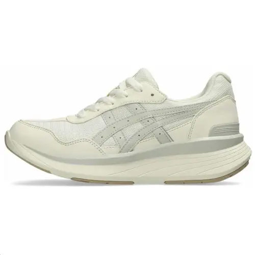 Asics Low top Casual Running Shoes Women's Gray Beige