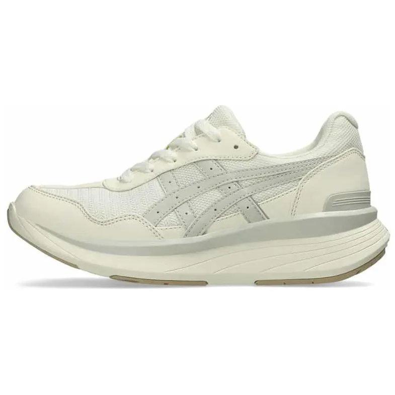 Asics Low top Casual Running Shoes Women's Gray Beige