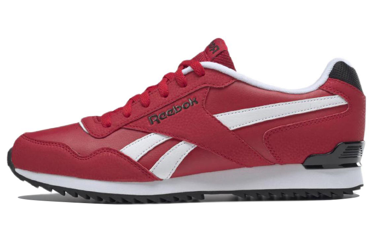 Reebok Royal Glide Running Shoes Men's Low Top Red White