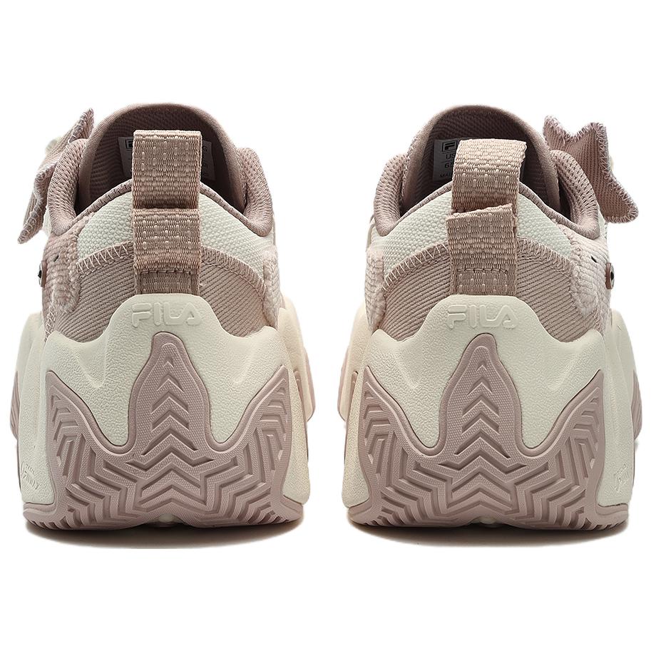 Женские кеды Fila FUSION STARFISH CANVAS (бело-розовые) — фото 4