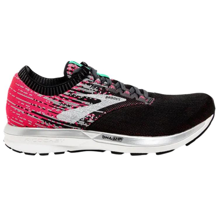 Brooks Ricochet Classic And Versatile Running Shoes Women’s Black Pink