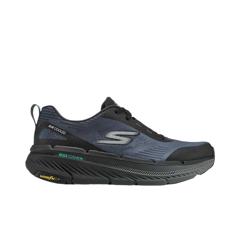 Skechers Breathable Lightweight Support Cushioning Balance Anti Rollover Low top Running Shoes Men’s Black