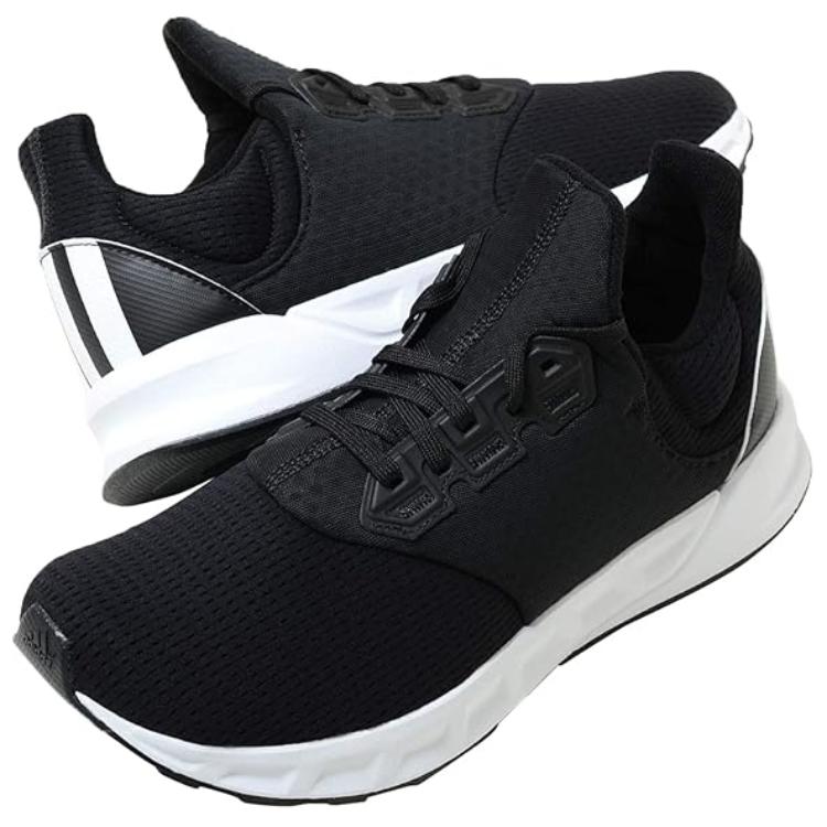 Adidas Falcon Elite 5 Slip Resistant Abrasion Resistant Low top Running Shoes Men’s Black