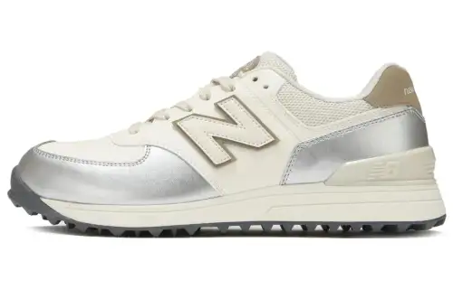 New Balance NB 574 Low top Golf Shoes Women's Silver