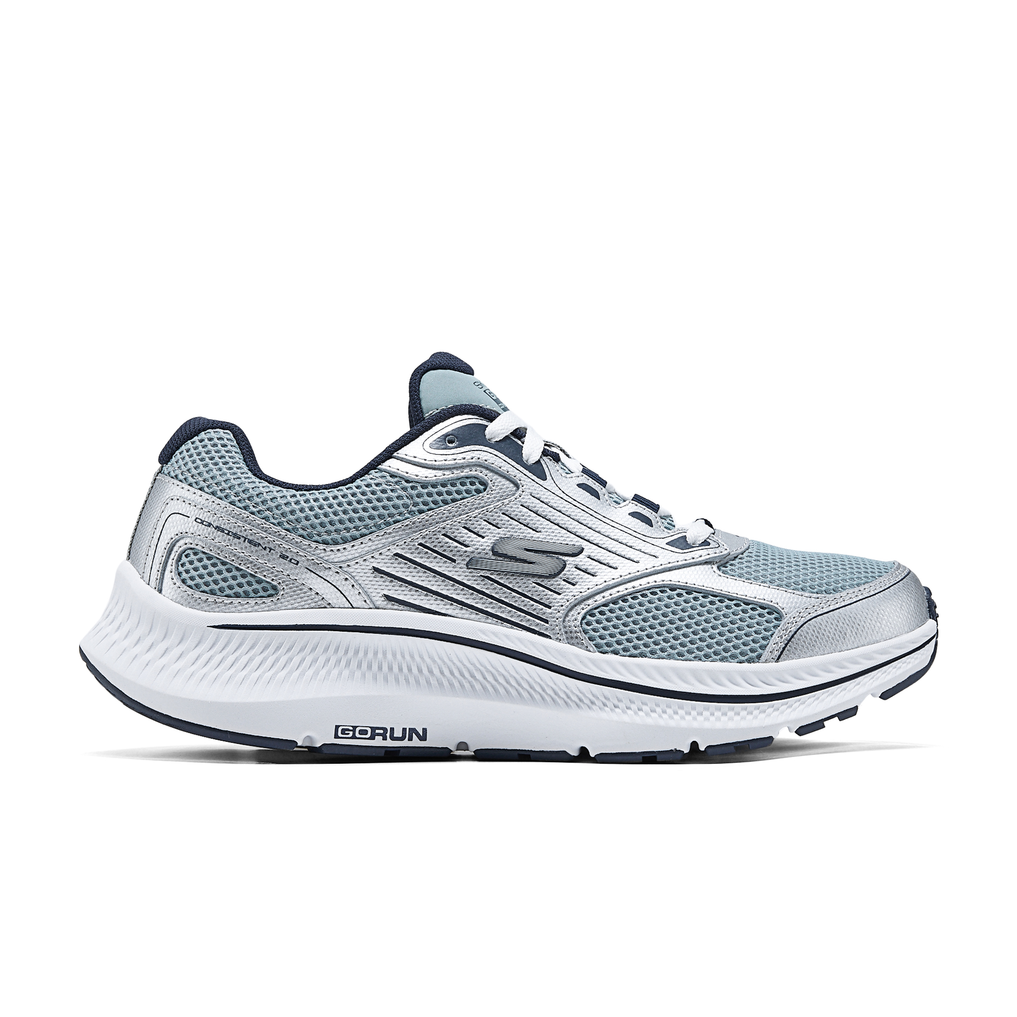 Skechers Go Run Consistent 2.0 Low top Running Shoes Men’s Silver