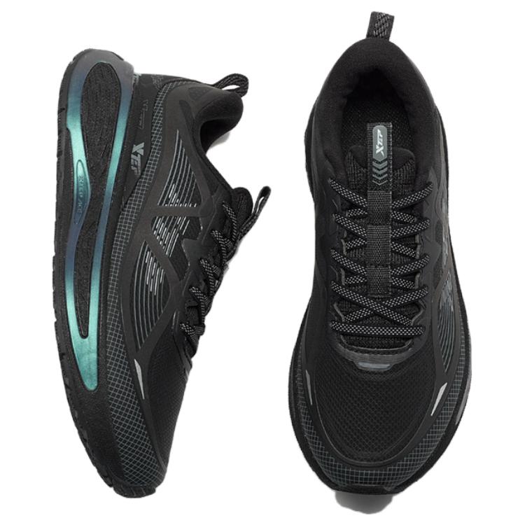 XTEP Slip Resistant Abrasion Resistant Low top Running Shoes Women’s Black