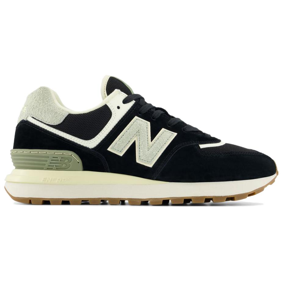 New Balance 574 Legacy Unisex Low Top Casual Running Shoes Black D Width