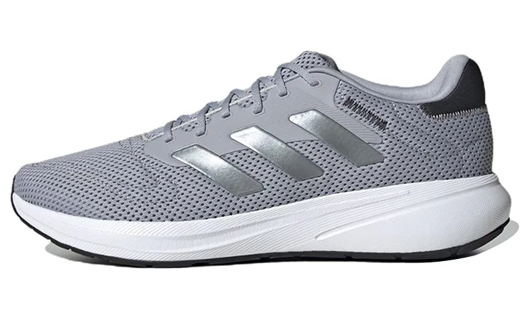 Adidas Cushioning Slip Resistant Abrasion Resistant Lightweight Low top Running Shoes Unisex Gray