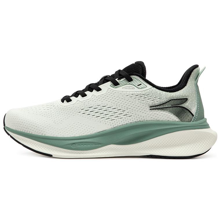 361° Slip Resistant, Abrasion Resistant, Breathable Low top Sprint Running Shoes Unisex Gray Green