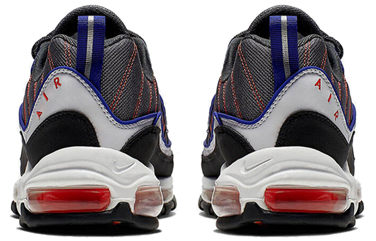Мужские кроссовки Nike Air Max 98 "Phoenix" (серо-оранжевые) — фото 4