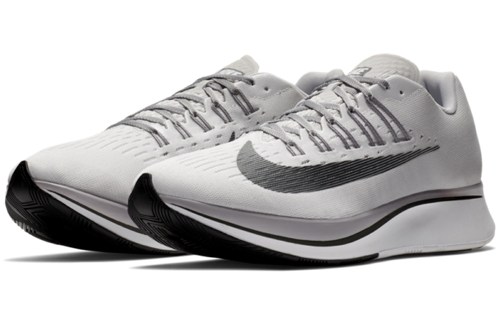 Мужские кроссовки Nike Zoom Fly 1 (серые) — фото 3