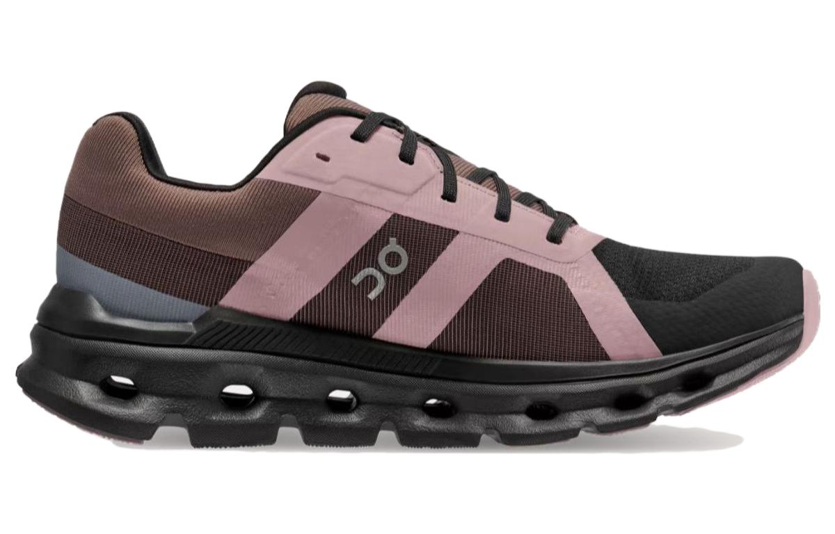 On Cloudrunner Polyester Cushioning Low top Running Shoes Women’s Black Brown