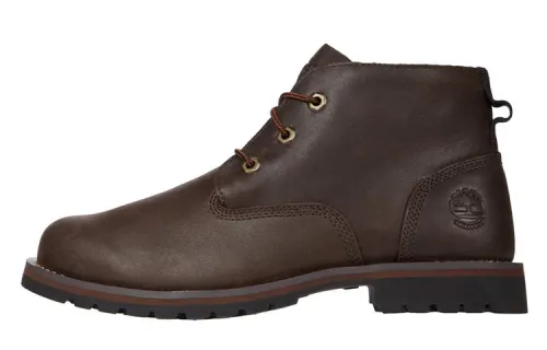 Timberland Larchmont Top Grain Cow Leather Abrasion Resistant Cushioning Ankle Length Outdoor Boots Men's Brown