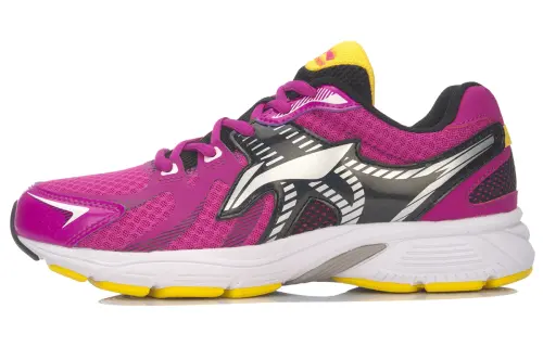 Li Ning Comfortable Textile, Synthetic Leather Slip Resistant Cushioning Abrasion Resistant Breathable Low top
