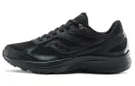Saucony Cohesion 14 Slip Resistant Abrasion Resistant Low top Running Shoes Women's Black