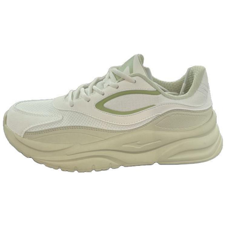 Erke Breathable Lightweight Breathable And Lightweight Low top Running Shoes Women’s White Green
