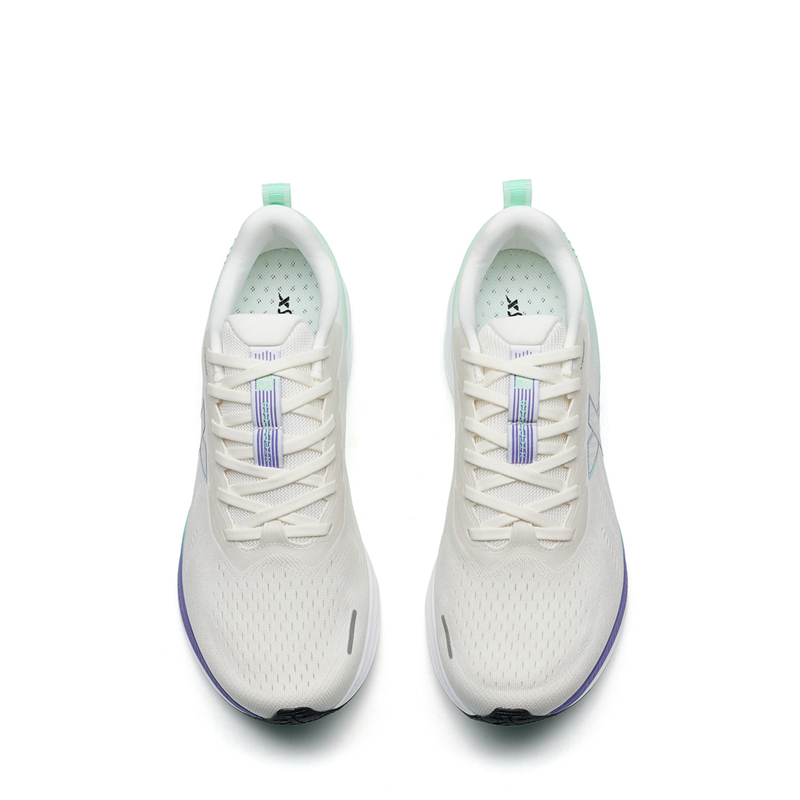 XTEP 5.0LITE Cushioning Rebound Low top Running Shoes Men’s White Purple Green