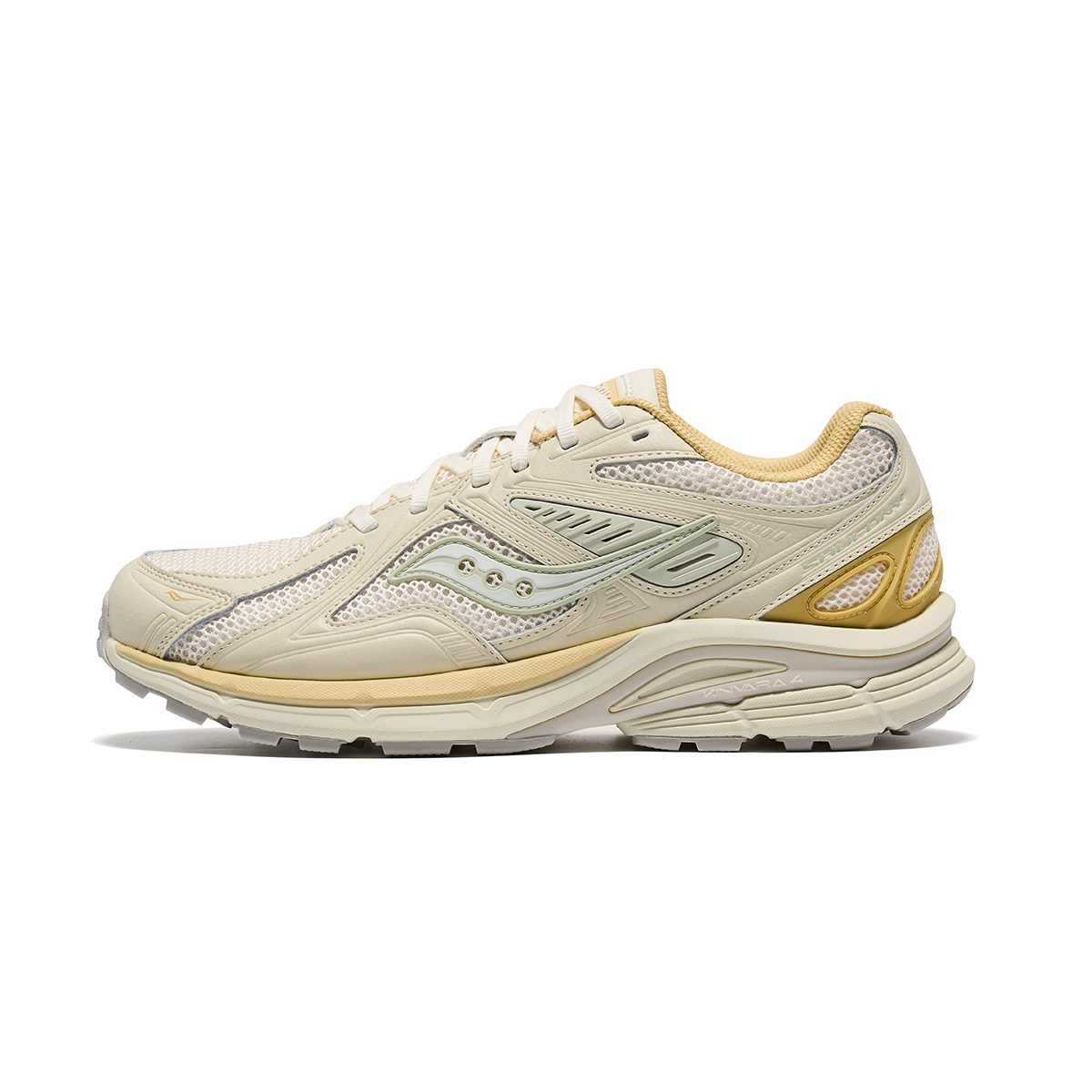 Saucony Kinvara Essence 4 Fabric Abrasion Resistant Breathable Low top Casual Running Shoes Unisex Beige Orange
