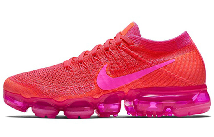 Nike AIR VAPORMAX OG Hyper Punch Comfortable Daily Fabric Low-top Air Cushion Running Shoes Women's Laser Red