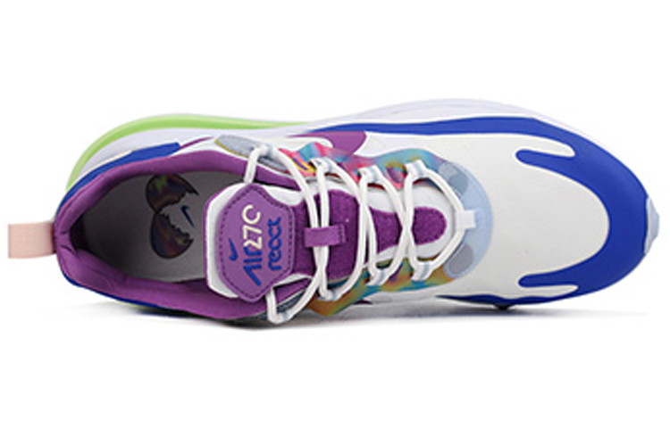 Кроссовки Nike Air Max 270 "Easter" (сине-бело-фиолетовые) — фото 4