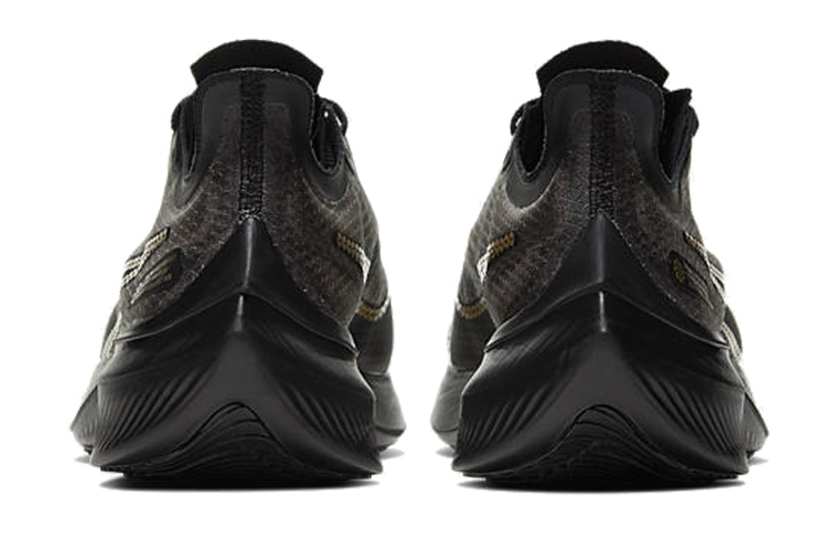 Женские кроссовки Nike Zoom Gravity 1 GD (черно-золотые) — Чёрныйзолотой — фото 4