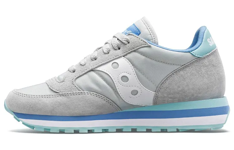 saucony Jazz Triple Grey Blue Women's