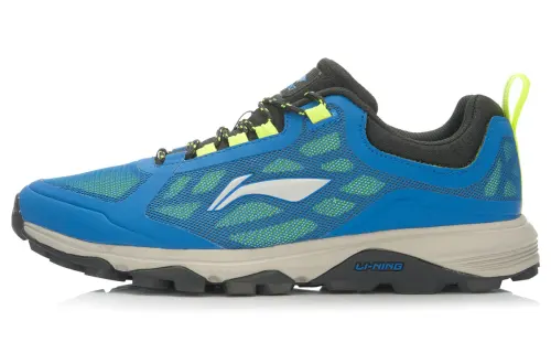Li Ning Running Shoes Men's Low Top Blue/Yellow